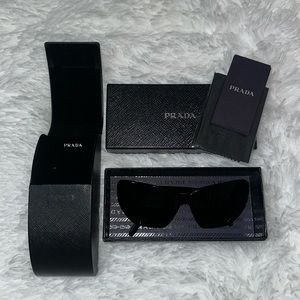 Prada Black Cat Eye Sunglasses